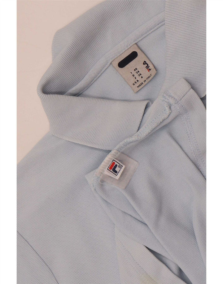 Damska koszulka polo Fila IT 40 Small, niebieska, bawełniana