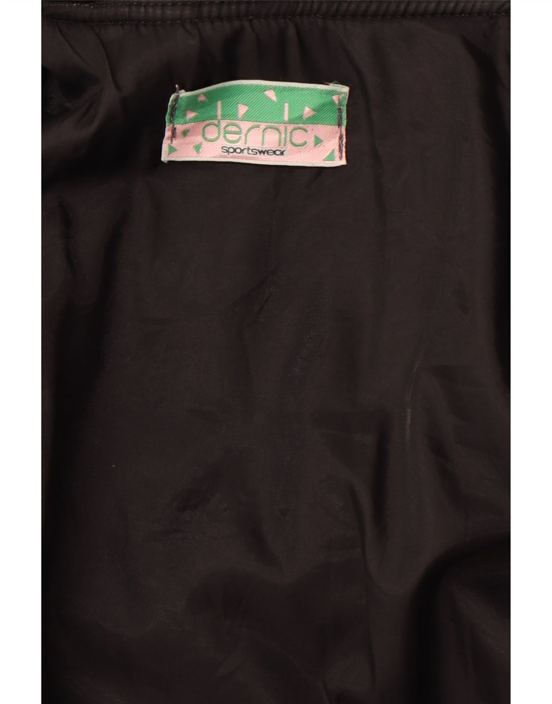 Męska kurtka bomber z grafiką DERNIC Alaska Naval Base UK 40, duża, czarna, lata 80-te