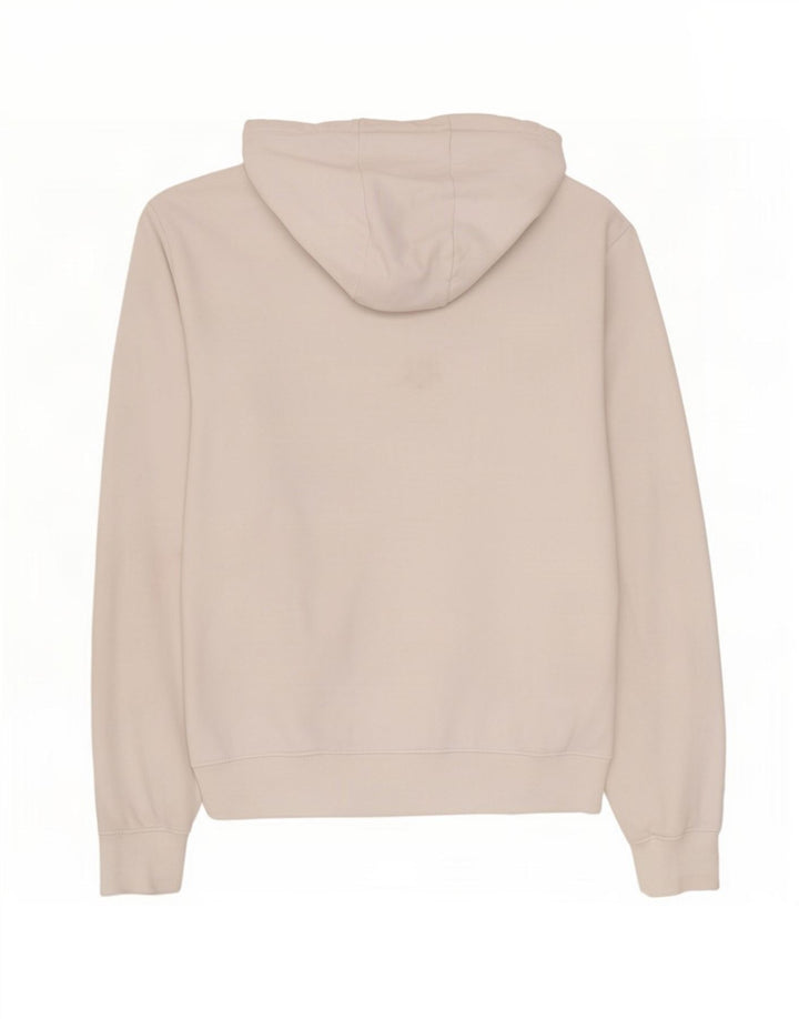 Męski sweter z kapturem i grafiką Hugo Boss, mały, biały, bawełniany
