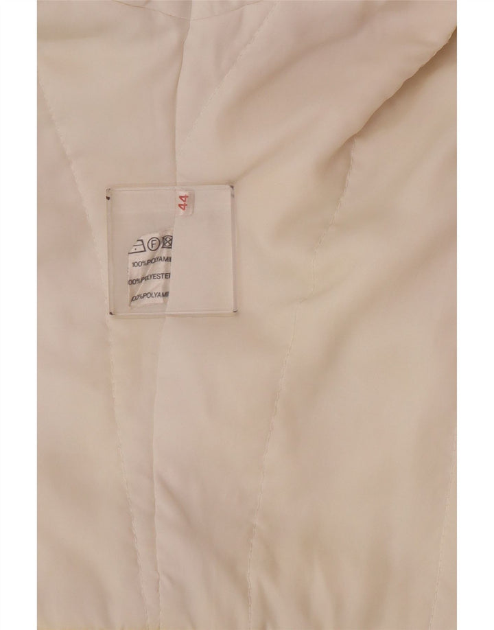 Vintage damska kurtka wiatrówka oversize EU 44 XL, żółty poliamid