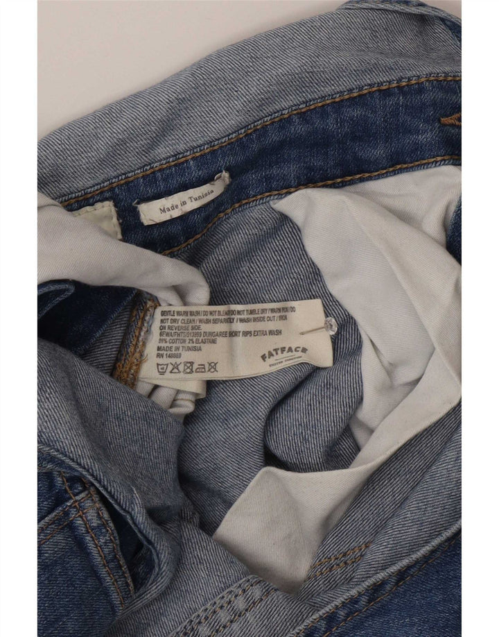 Damskie spodenki jeansowe Fat Face w trudnej sytuacji UK 12 Medium W32 Blue