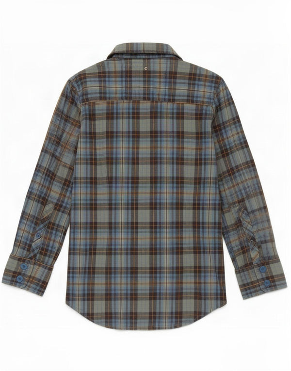 Damska koszula flanelowa Superdry UK 6 XS, bawełniana niebieska kratka
