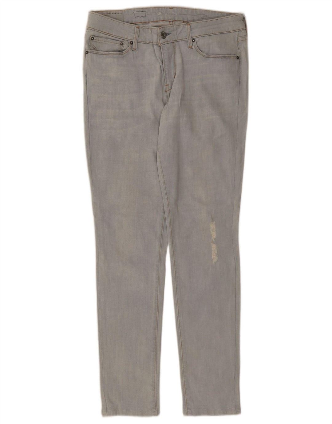 Damskie jeansy LEVI'S Demi Curve Distressed Skinny W29 L29 Niebieskie