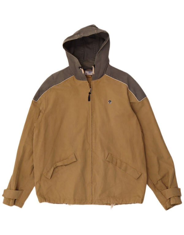 Męska kurtka wiatrówka z kapturem North Sails UK 42 XL w kolorze brązowym