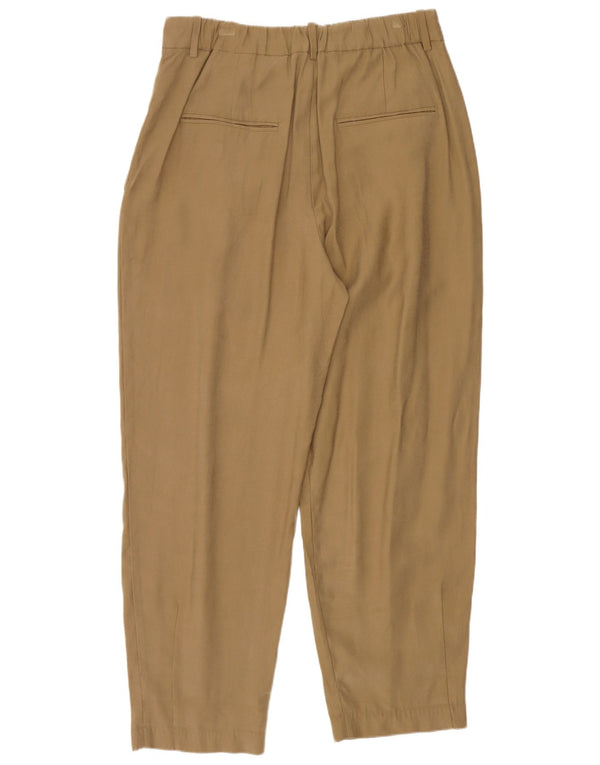 Spodnie damskie Zara Pegged Chino, średnie W28 L26 Khaki, wiskoza