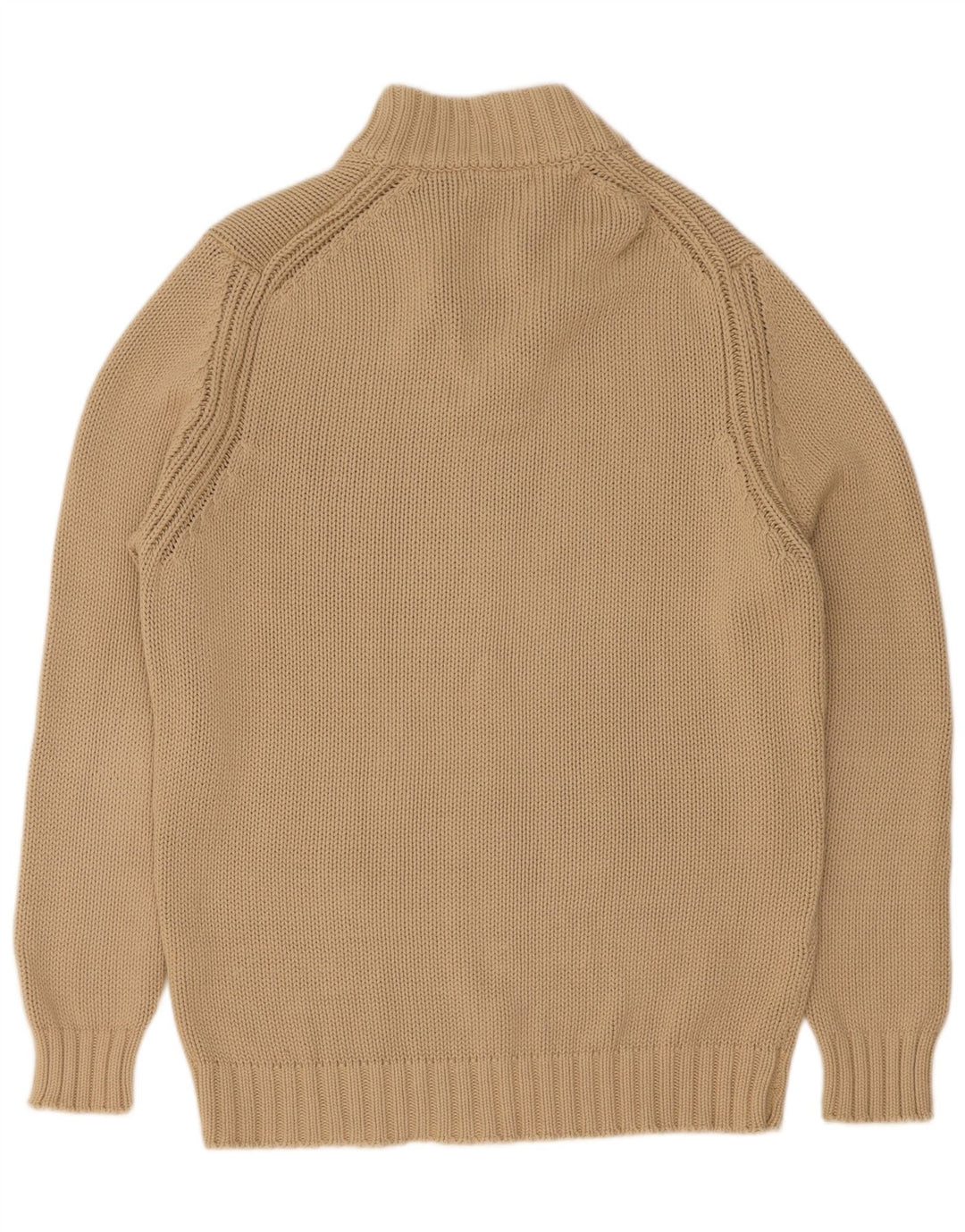 Męski sweter zapinany na guziki Zara XL, beżowa bawełna