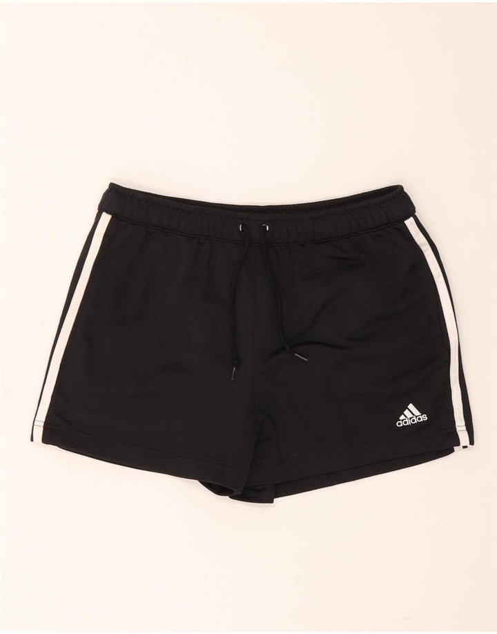 Damskie spodenki sportowe ADIDAS UK 10, małe, czarne, poliestrowe