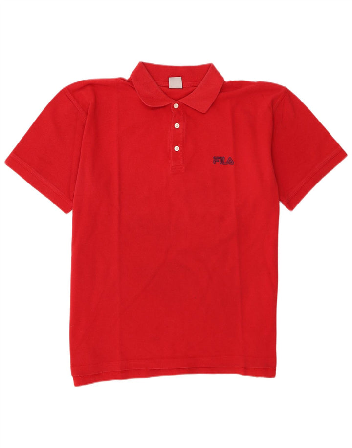 Męska koszulka polo Fila XL, czerwona, bawełniana