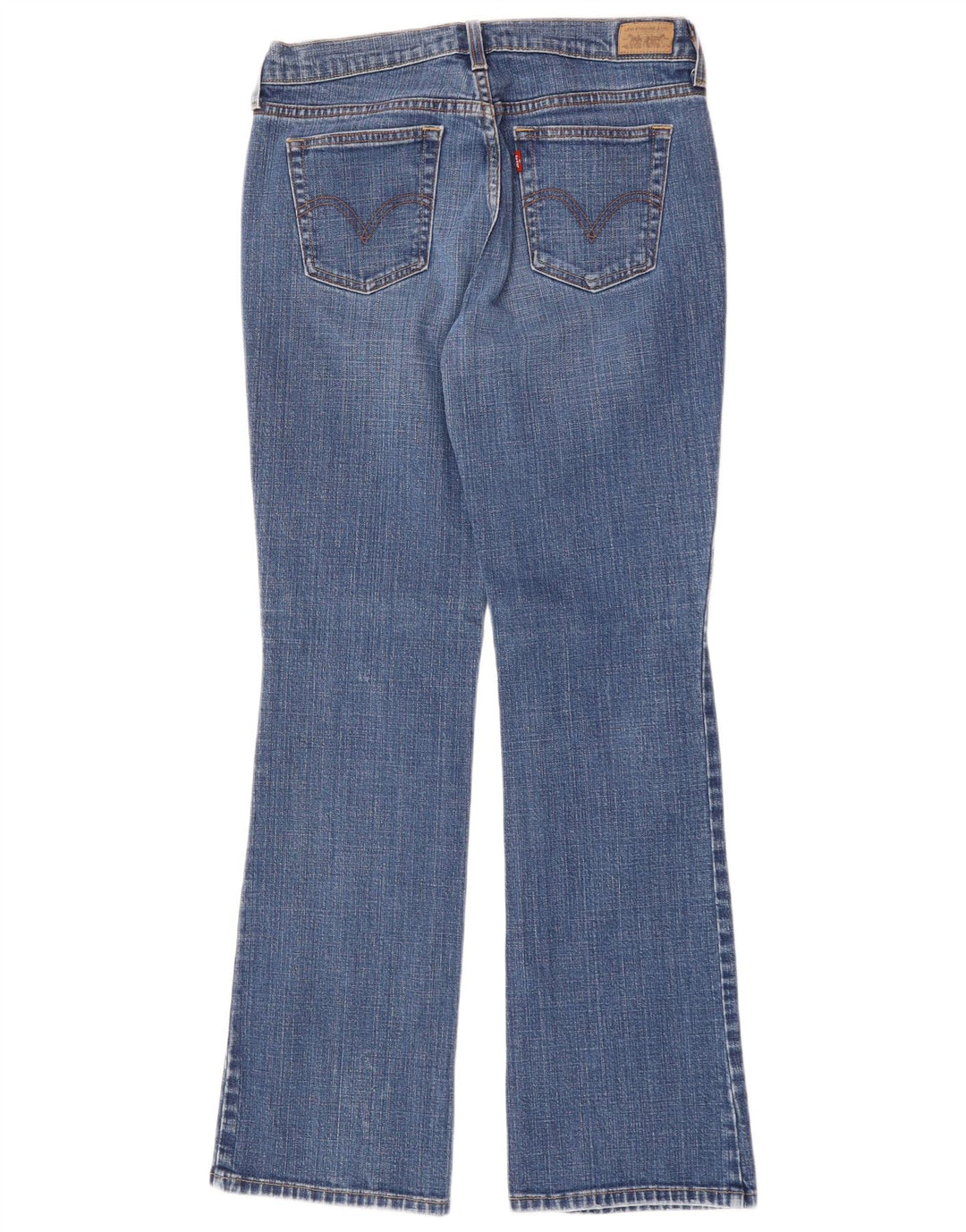 Damskie jeansy LEVI'S 515 Bootcut US 10, duże, W30 L32, niebieska bawełna