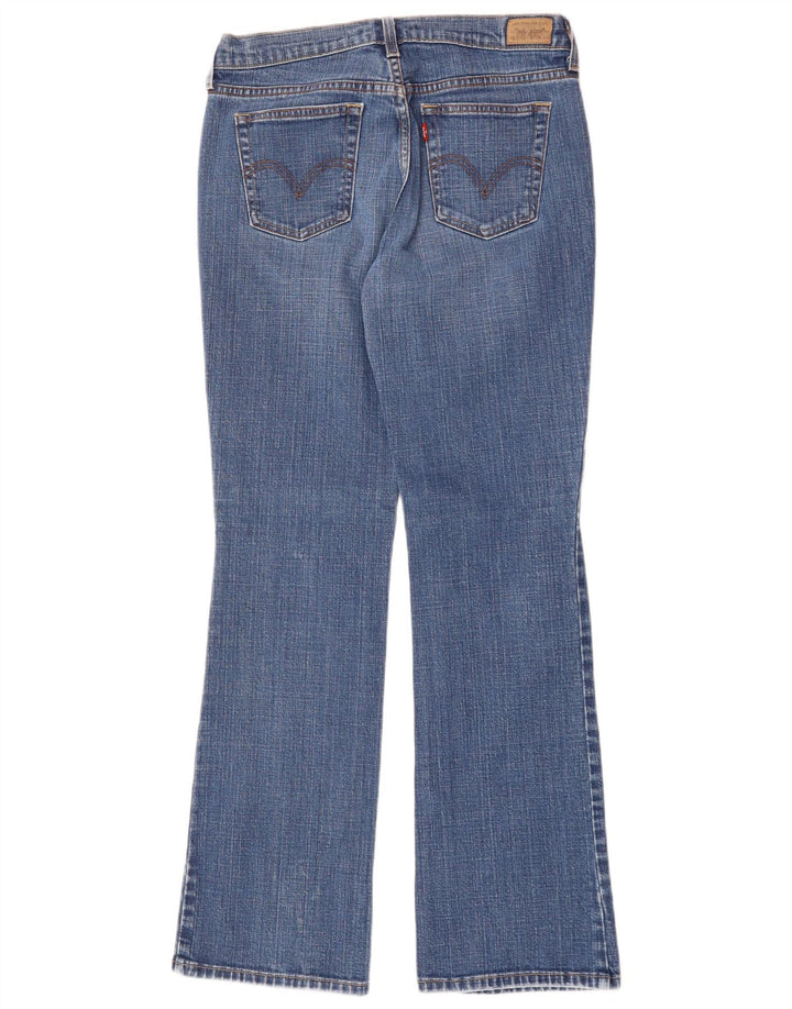 Damskie jeansy LEVI'S 515 Bootcut US 10, duże, W30 L32, niebieska bawełna
