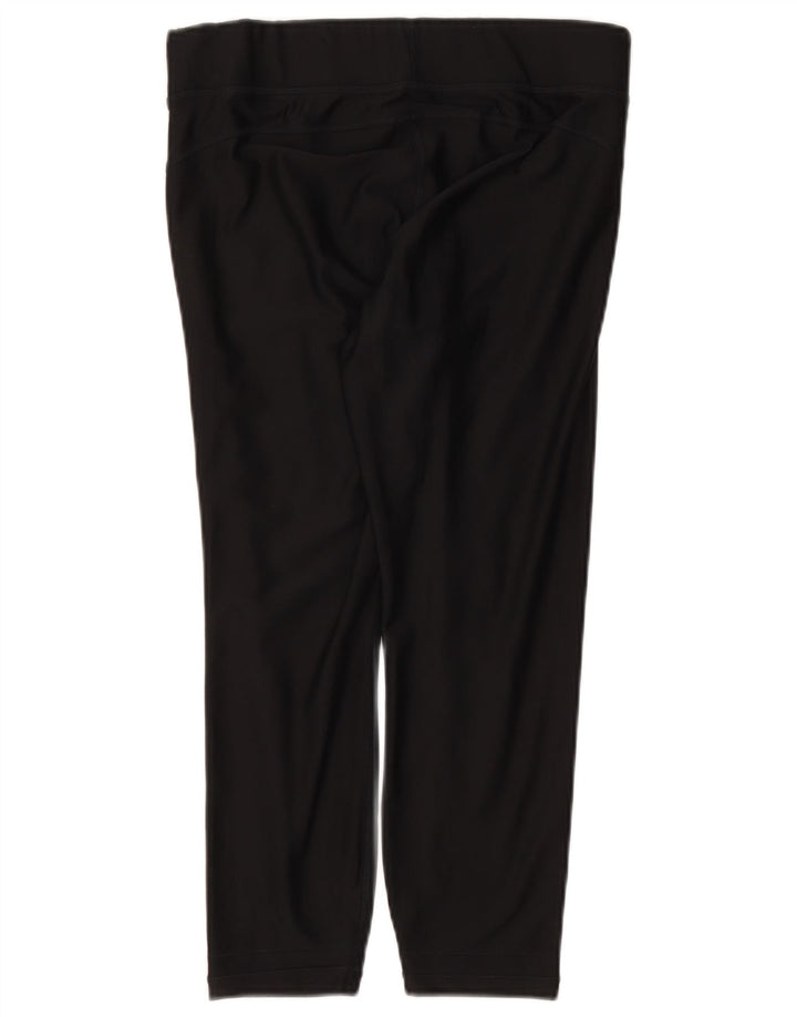 Damskie legginsy Capri Under Armour UK 14, duże, czarne