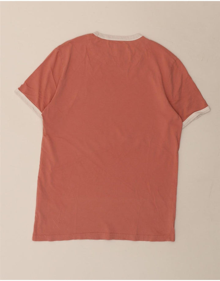 T-shirt męski Lyle & Scott, mały, różowy, bawełniany