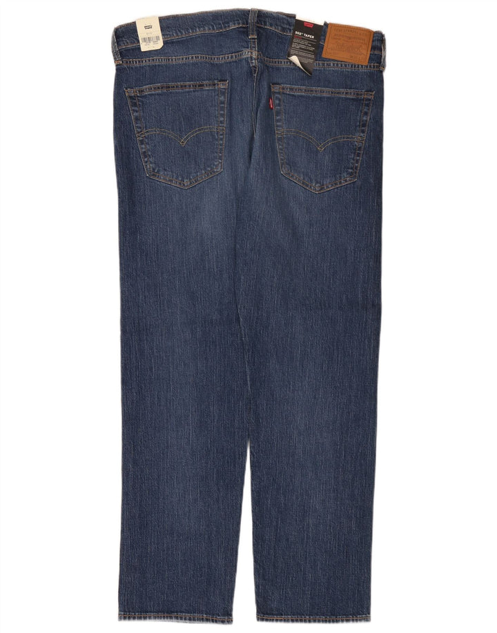 Męskie jeansy Levi's 502 Tapered W36 L32 Niebieskie bawełniane
