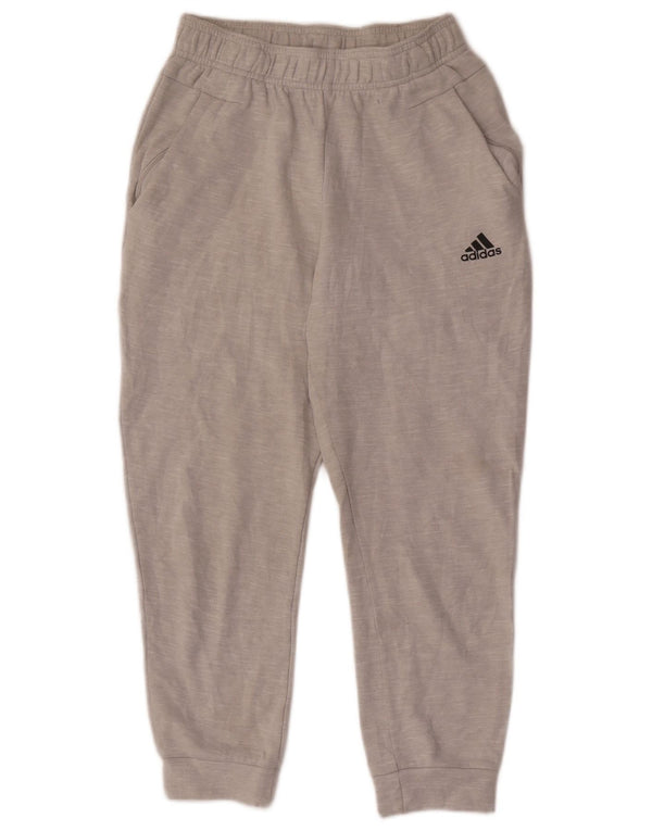 Adidas Chłopięce Spodnie Dresowe Joggery 11-12 Lat Szara Bawełna