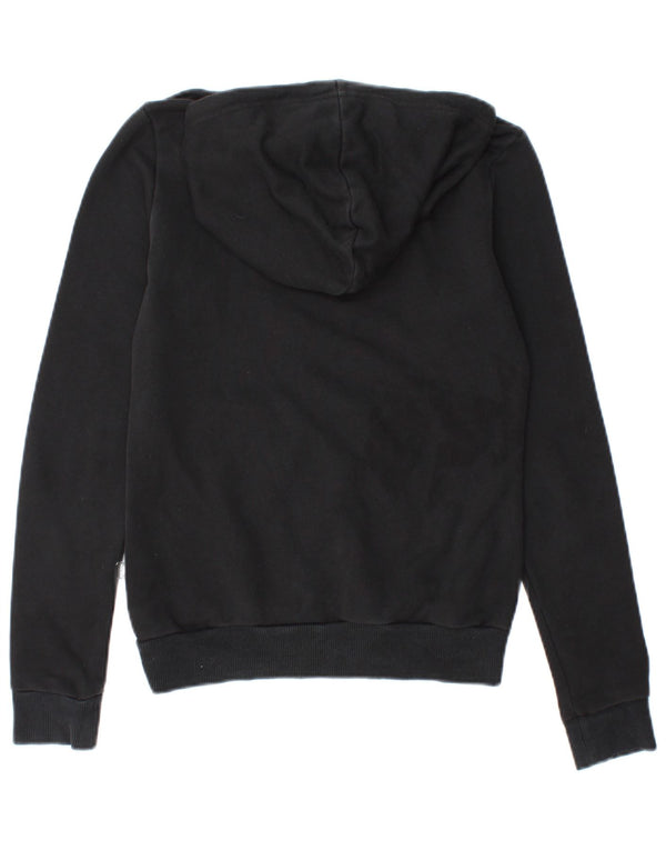 Damska bluza z kapturem Puma z grafiką UK 6 XS, czarna bawełna