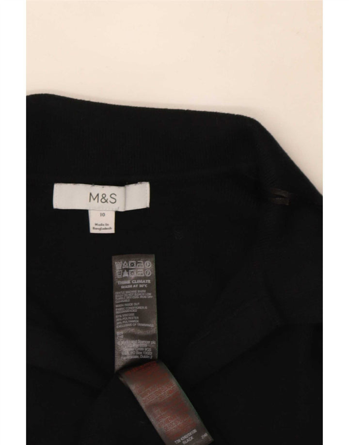 Damska sukienka sweterkowa Marks & Spencer UK 10 Small, czarna wiskoza