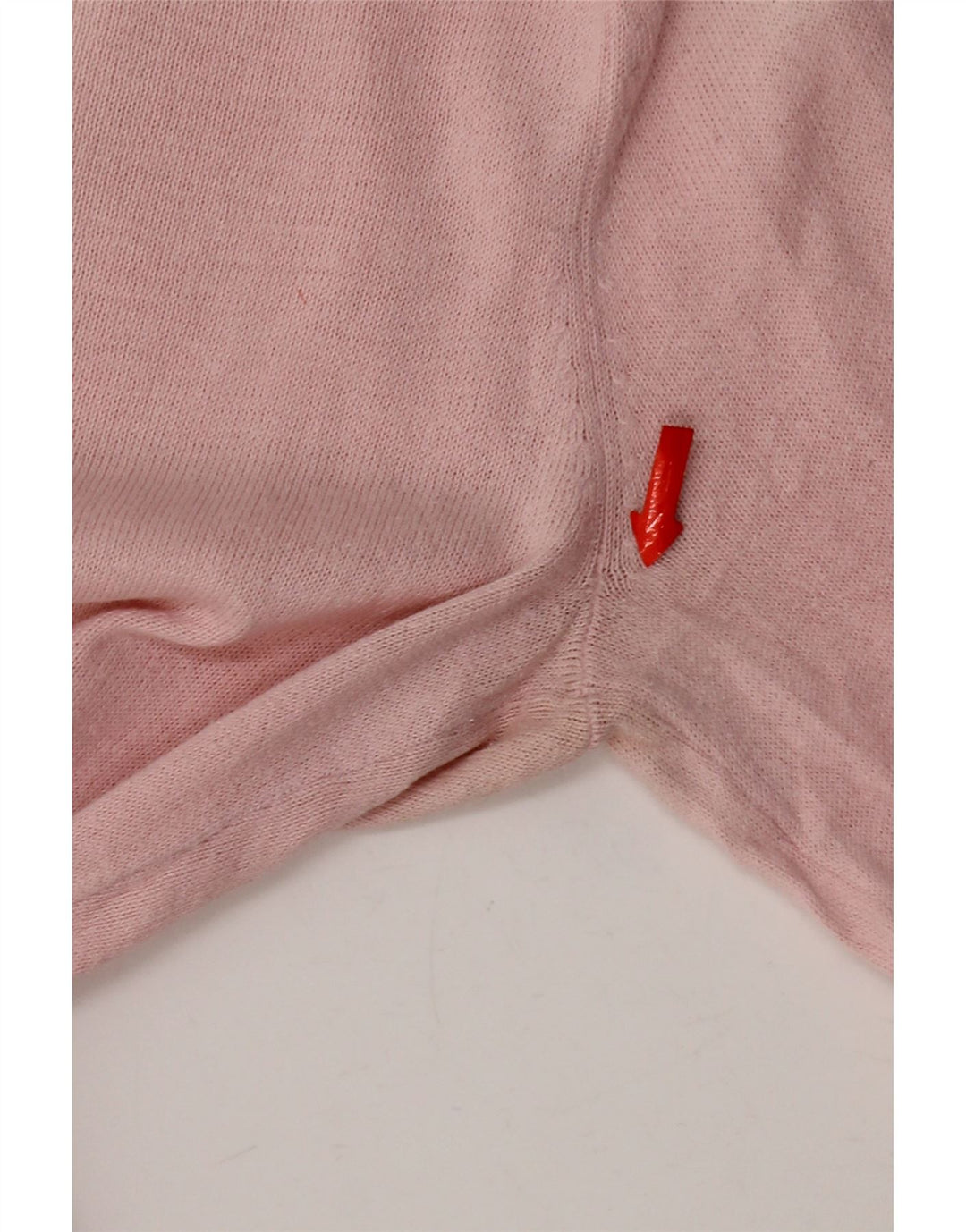 Sweter damski Tommy Hilfiger z dekoltem w kształcie litery V, UK 12, średni róż