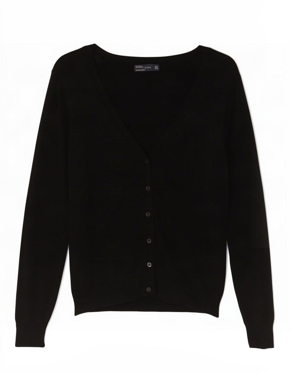 Sweter damski Zara UK 12, średni czarny, wiskoza