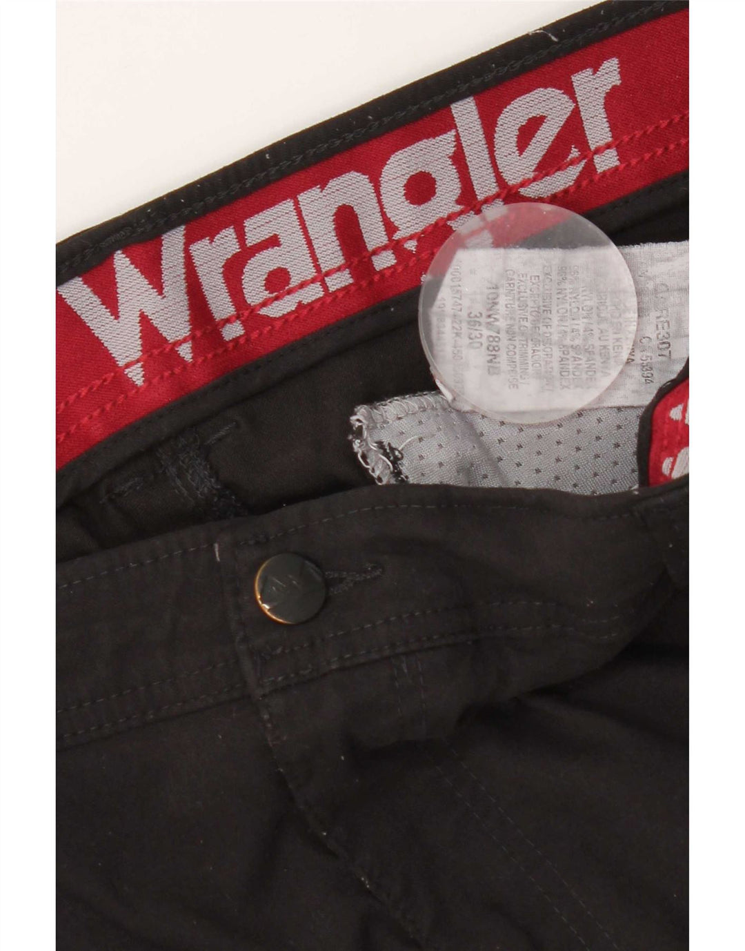 Męskie spodnie cargo Wrangler W36 L30 Czarny nylon