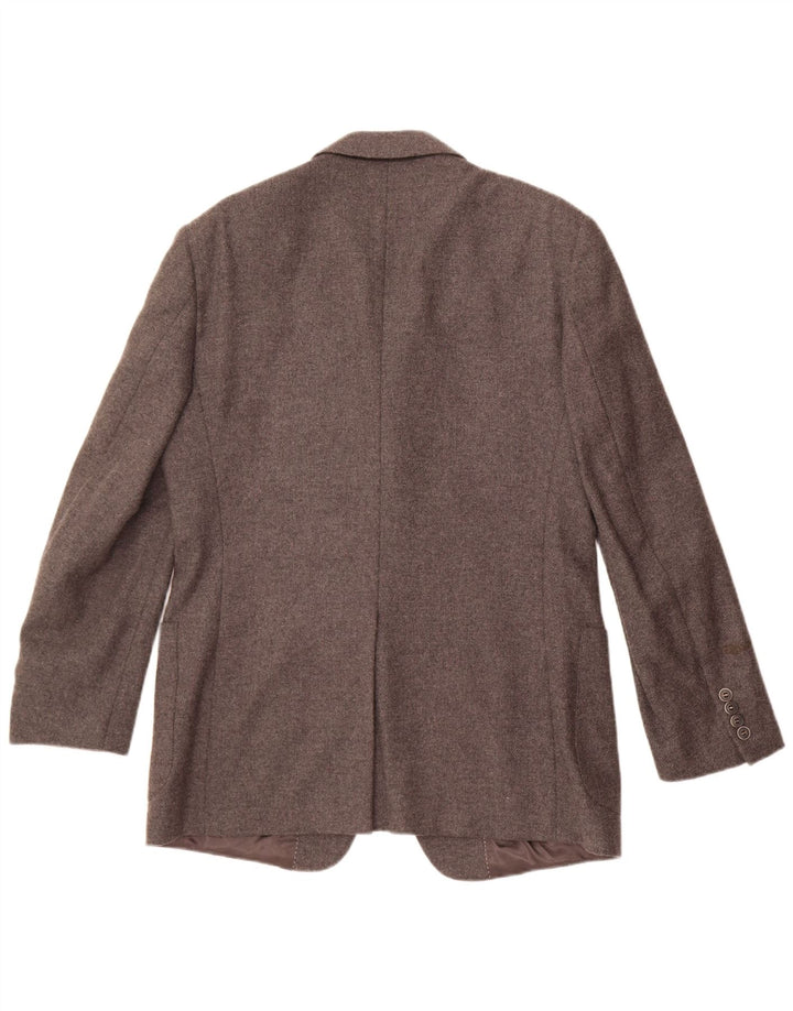 Męska marynarka zapinana na 3 guziki Peter & Sons IT 50, duża, szara wełna