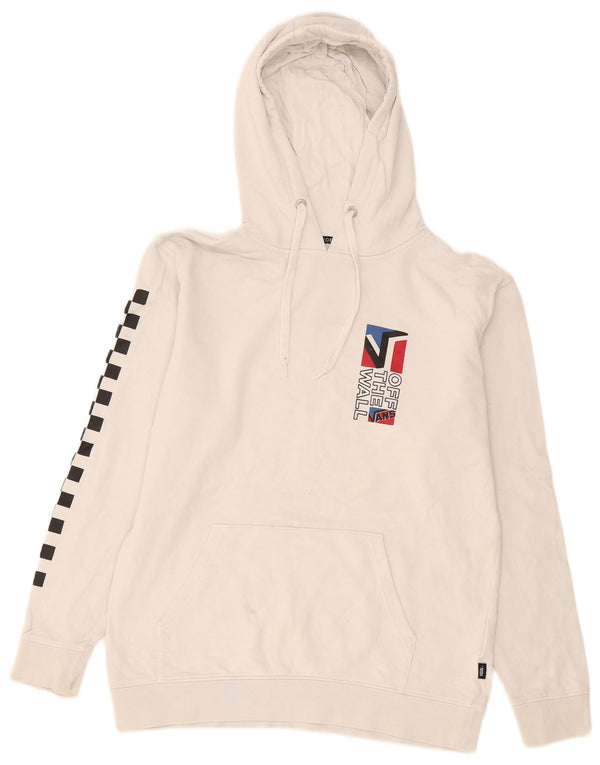 Męski sweter z kapturem Vans Graphic, średni biały