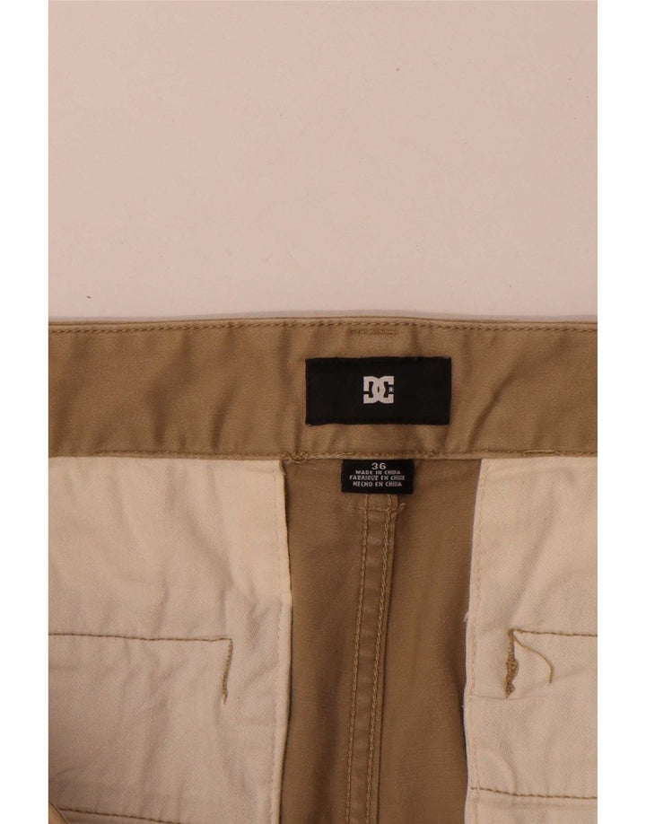 Męskie spodenki Chino DC W36, duże, beżowe, bawełniane