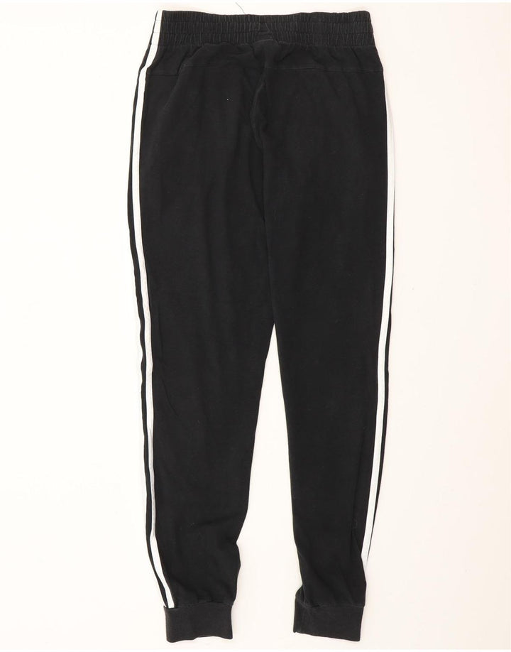 Damskie spodnie dresowe ADIDAS Joggers UK 8/10 Małe, czarne, bawełniane