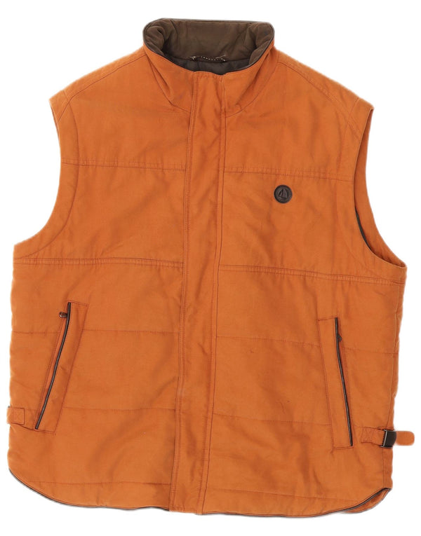 Męska wyściełana bezrękawnik IVY OXFORD IT 54 2XL Brązowy poliamid