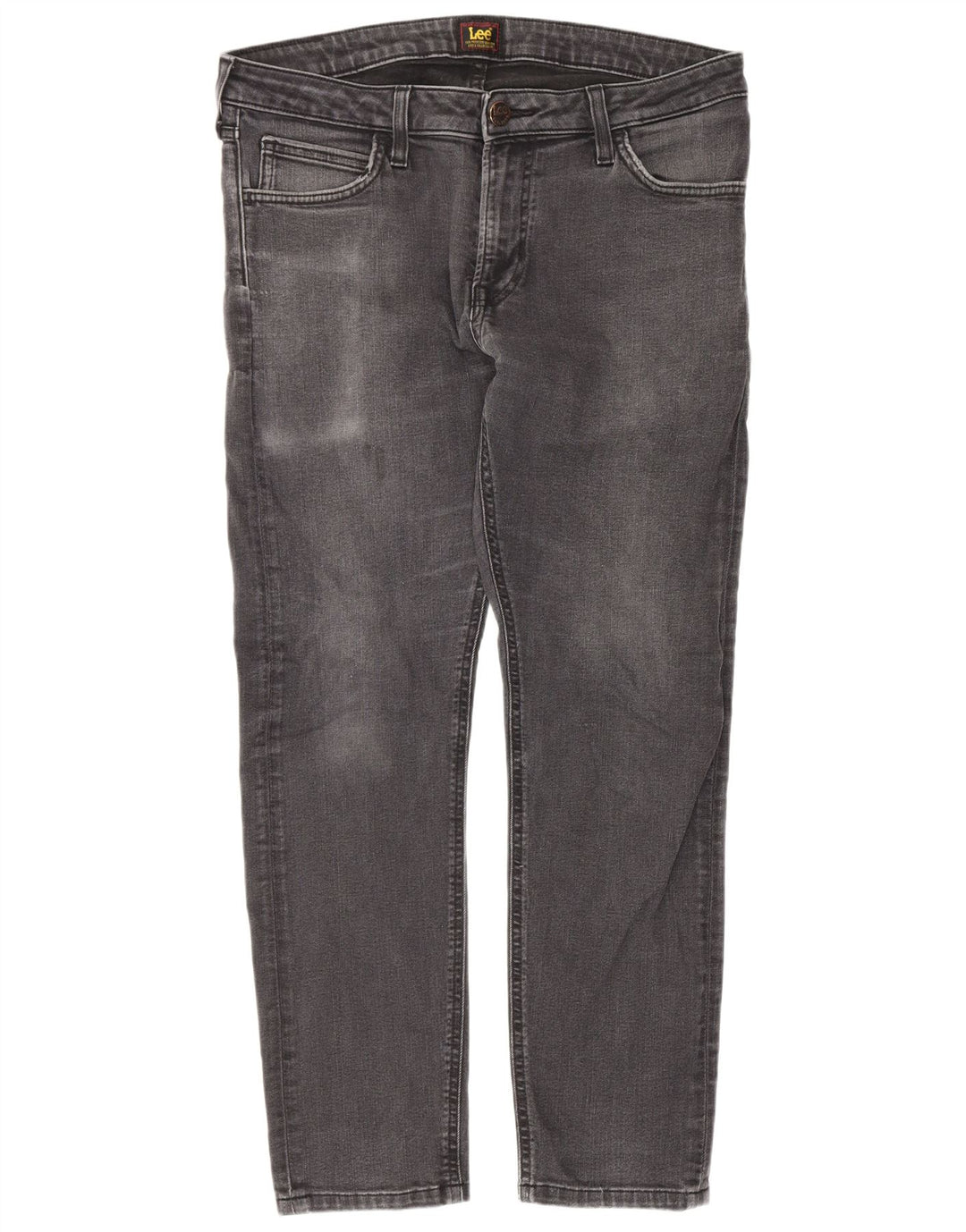 Damskie jeansy Lee Skinny W33 L27 Szara bawełna