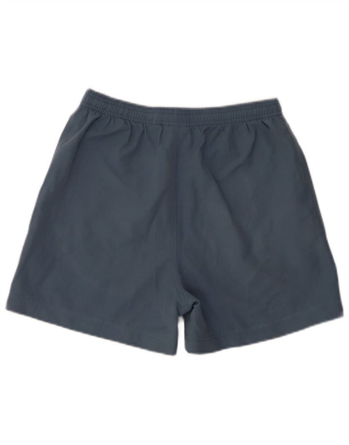 Damskie spodenki sportowe Adidas UK 10, małe, niebieskie, poliestrowe