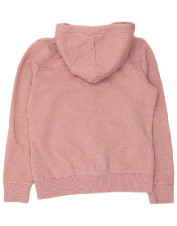 Damski sweter z kapturem i zamkiem Superdry UK 12, średni różowy, bawełniany