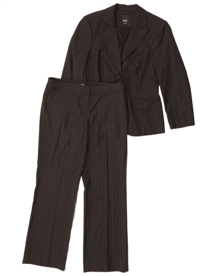 Damski garnitur zapinany na 2 guziki Esprit UK 12 Medium W30 L30 w czarne paski