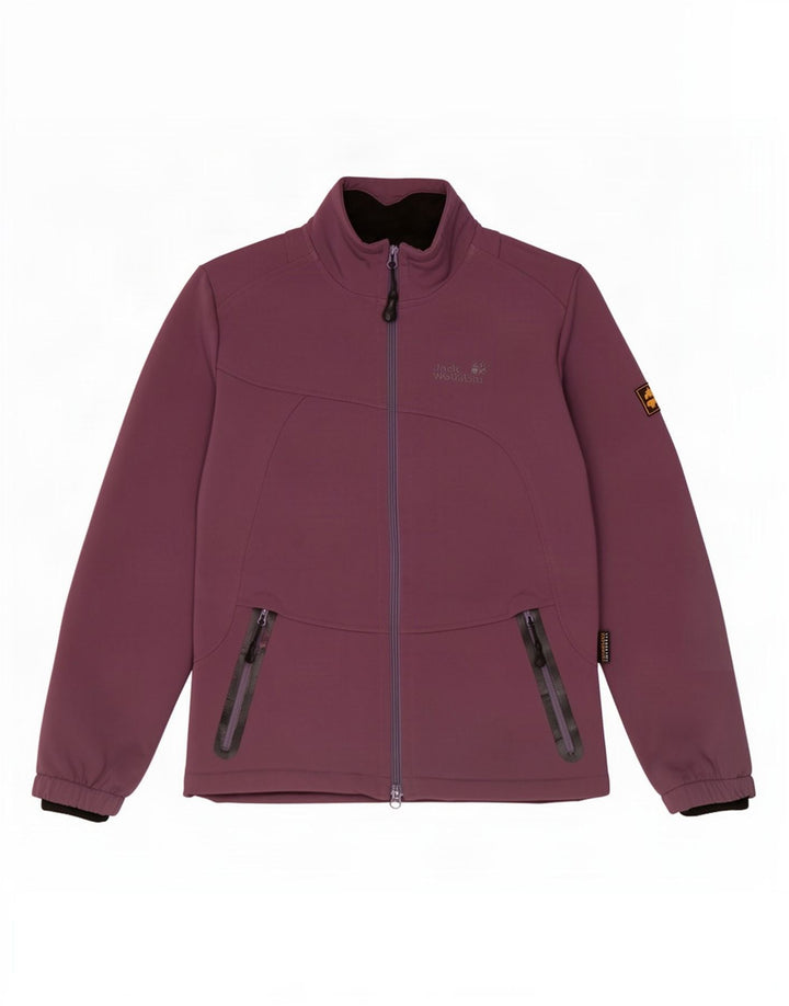 Damska kurtka wiatrówka Jack Wolfskin UK 8, mały, fioletowy poliester