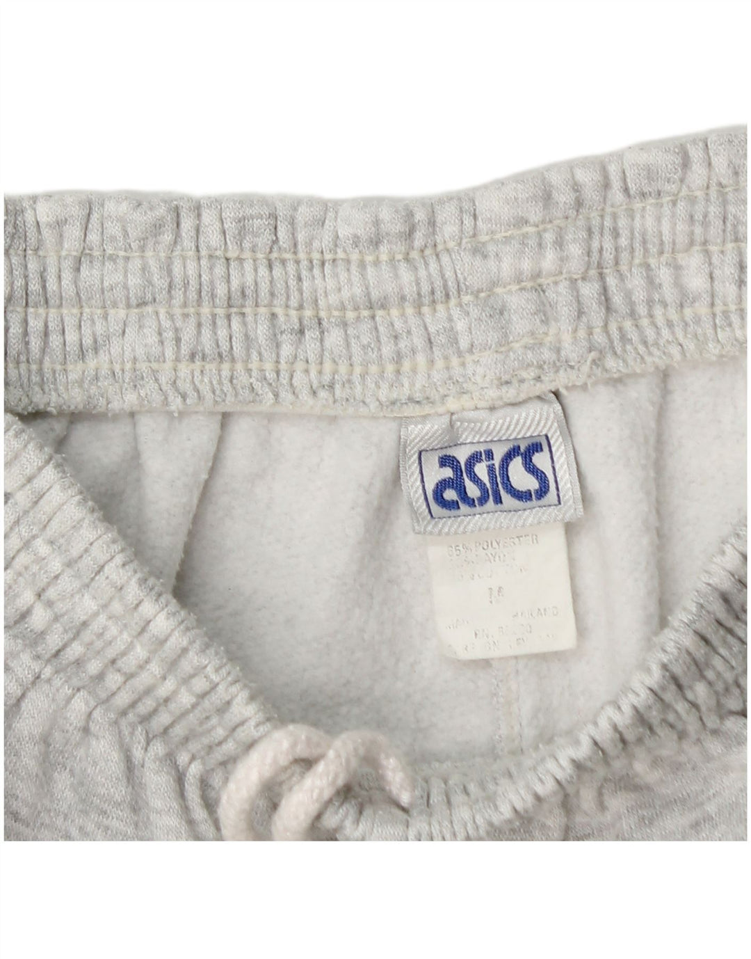 Męskie spodenki sportowe Asics z grafiką, małe, szare, z poliestru