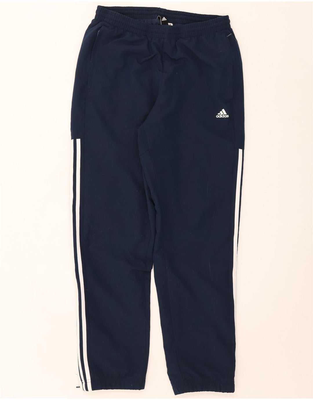 Adidas Męskie spodnie dresowe Joggery Średni granatowy poliester
