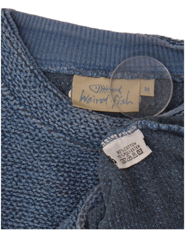 Sweter damski WEIRD FISH, UK 14, średni niebieski, bawełniany