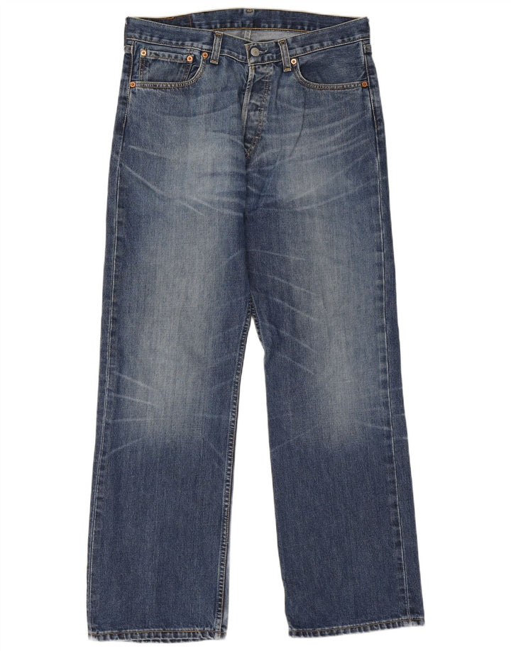 Męskie jeansy Levi's 508 Straight W32 L32 Niebieskie bawełniane