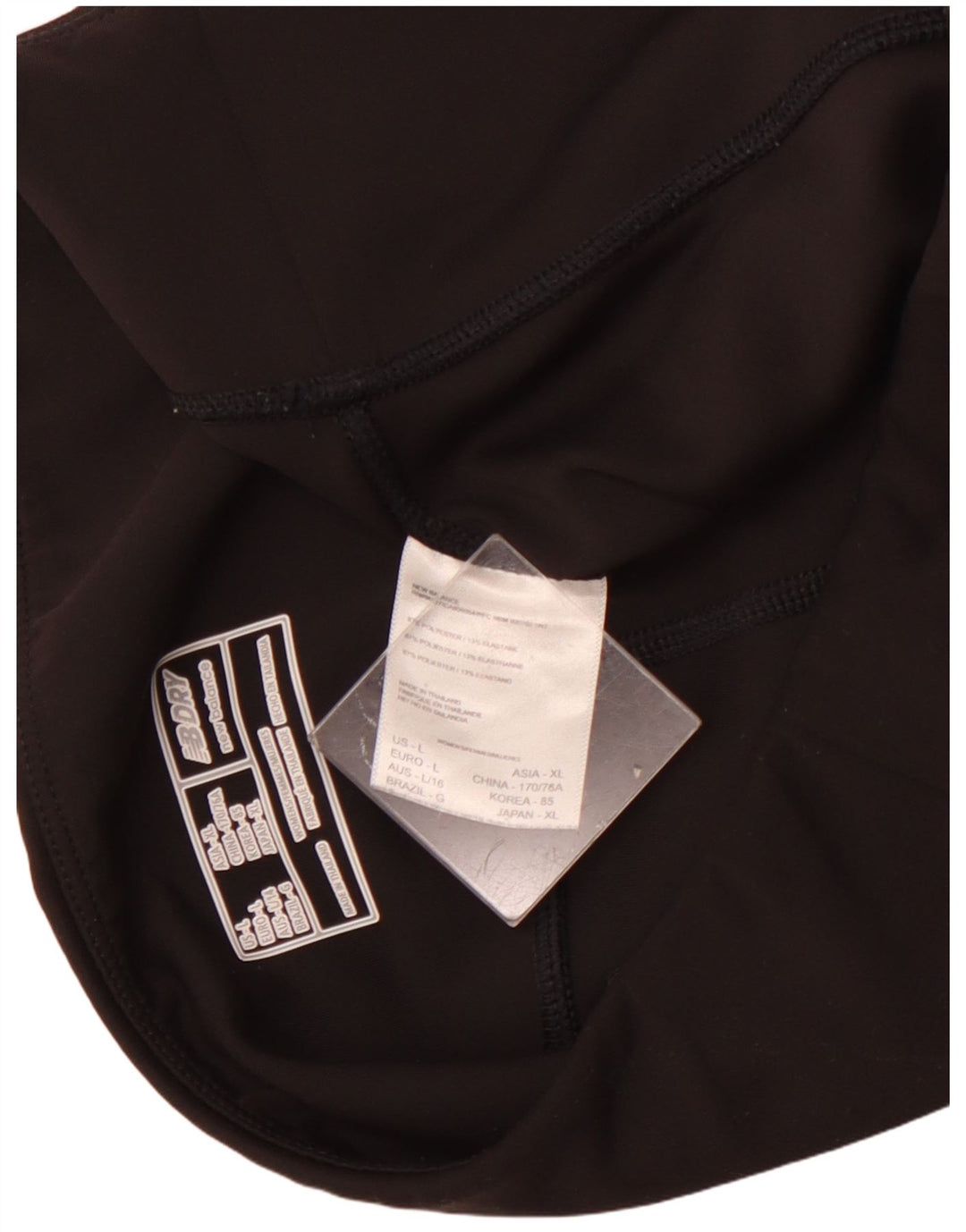 Legginsy damskie NEW BALANCE UK 14, duże, czarne, poliestrowe