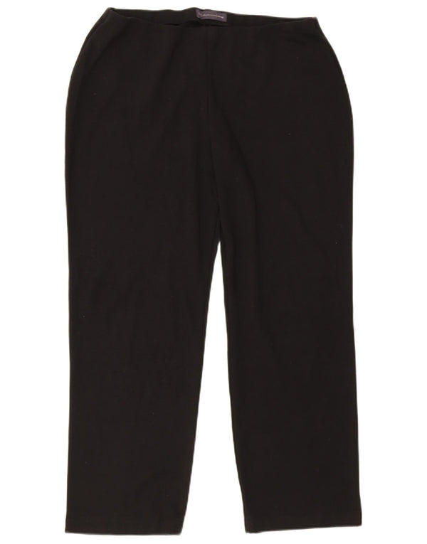 Marks & Spencer Damskie spodnie typu slim casual UK 14 Large W34 L26 Black