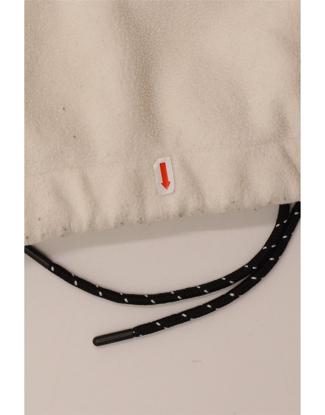 Damski sweter polarowy FILA Oversize z grafiką UK 10, mały, biały, z blokami kolorów