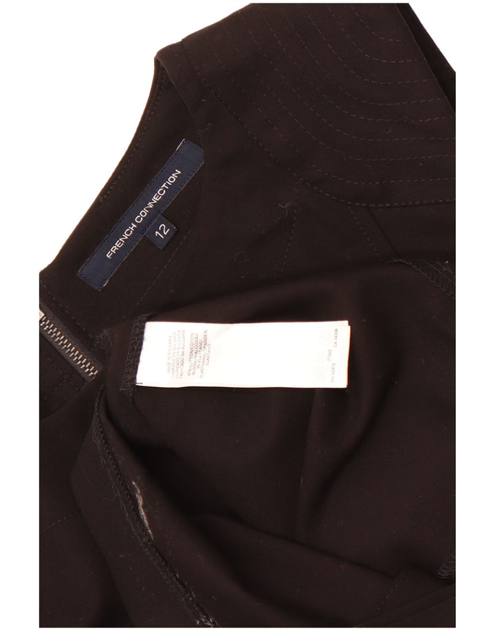 Damska sukienka bez rękawów French Connection UK 12, średnia czarna bawełna