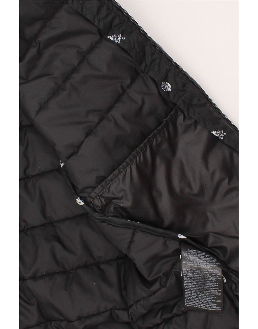 Wyściełana kurtka chłopięca z kapturem The North Face, 9-10 lat, średnia czarna