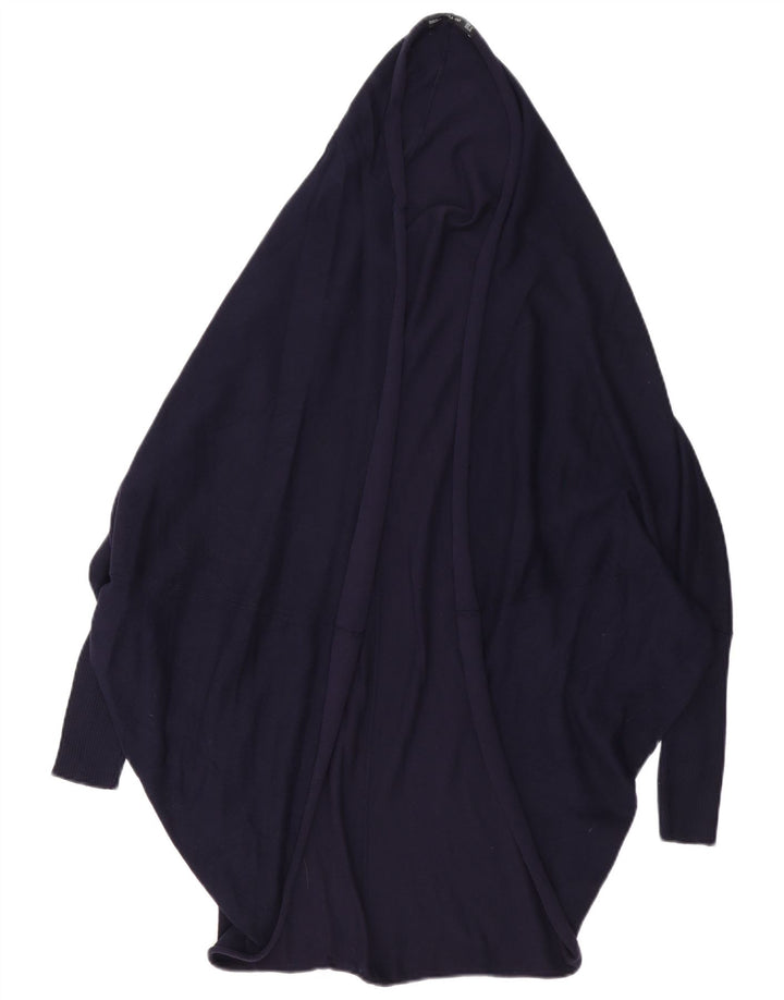 Damski sweter o przedłużonym kroju, oversize'owym, UK 14, średni granatowy