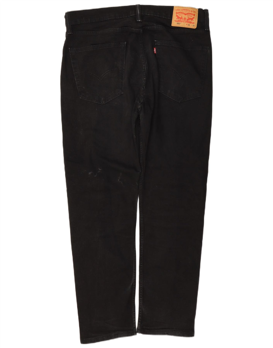 Męskie jeansy Levi's 502 Tapered W36 L32 Czarna bawełna