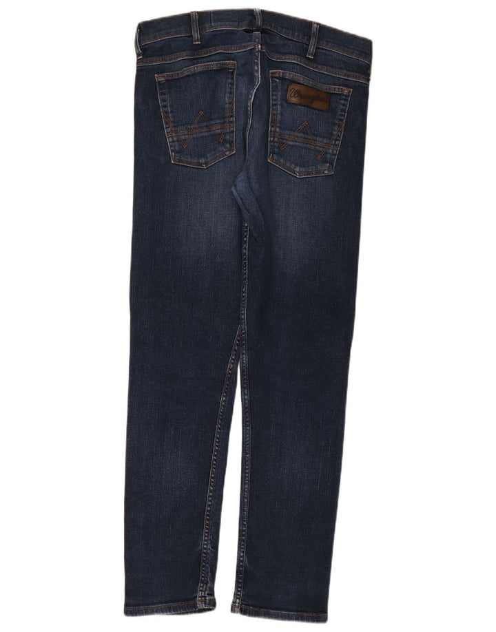 Wrangler Męskie Colton Slim Jeans W32 L32 Niebieskie bawełniane