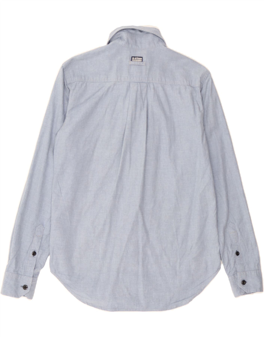 G-STAR Mens Regular Fit Shirt XS Blue Cotton Vintage G-Star and Second-Hand G-Star from Messina Hembry 