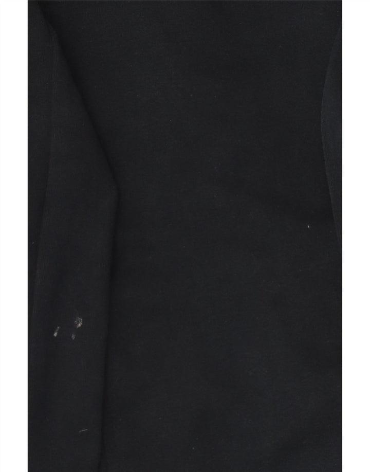 Damski sweter oversize z kapturem i zamkiem NIKE UK 10, mały, granatowy, bawełniany