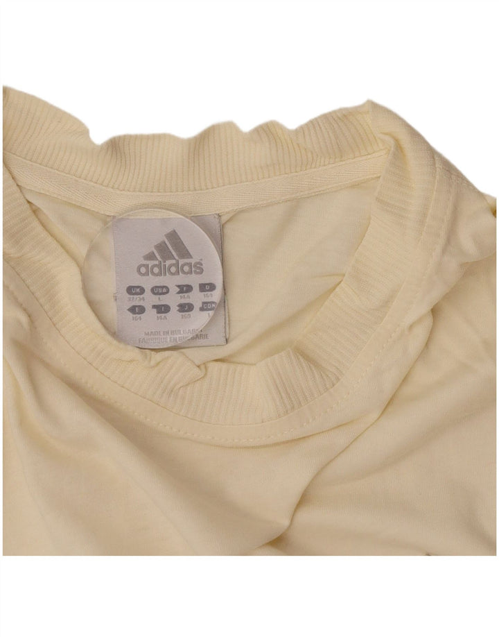 T-shirt chłopięcy Adidas 13-14 lat żółty
