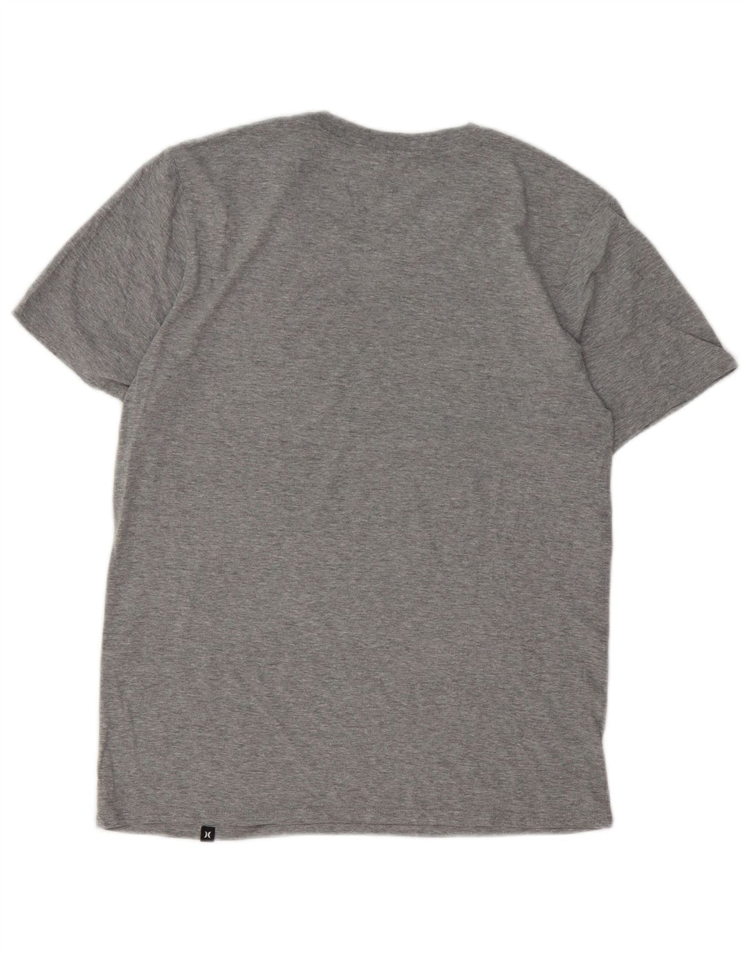 T-shirt męski Hurley, mały, szary, z bawełny w plamki