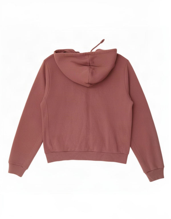 Damski sweter z kapturem i zamkiem błyskawicznym Adidas UK 16/18, duży, różowy, bawełniany